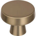Amerock Blackrock 1.3125 In. Round Golden Champagne Cabinet Knob Image 1