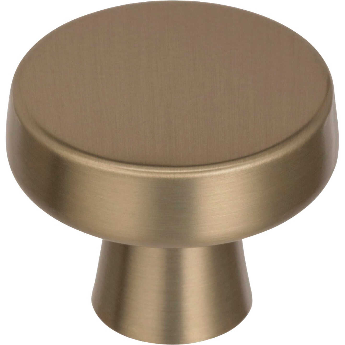 Amerock Blackrock 1.3125 In. Round Golden Champagne Cabinet Knob Image 1