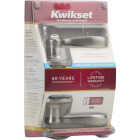 Kwikset Signature Series Satin Nickel Tustin Privacy Door Lever Image 2