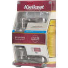 Kwikset Signature Series Satin Nickel Tustin Privacy Door Lever Image 3