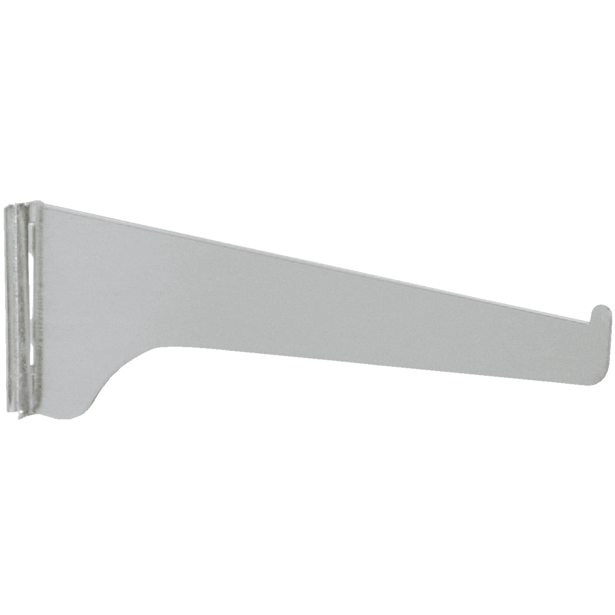 Knape & Vogt 180 Series 16 In. Anochrome Steel Regular-Duty Single-Slot Shelf Bracket