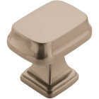 Amerock Revitalize Rectangle Satin Nickel Cabinet Knob Image 1