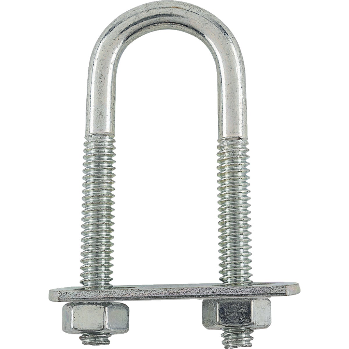 National Hardware 1/4 In. x 3/4 In. x 2-1/2 In. Zinc Round U Bolt Image 2