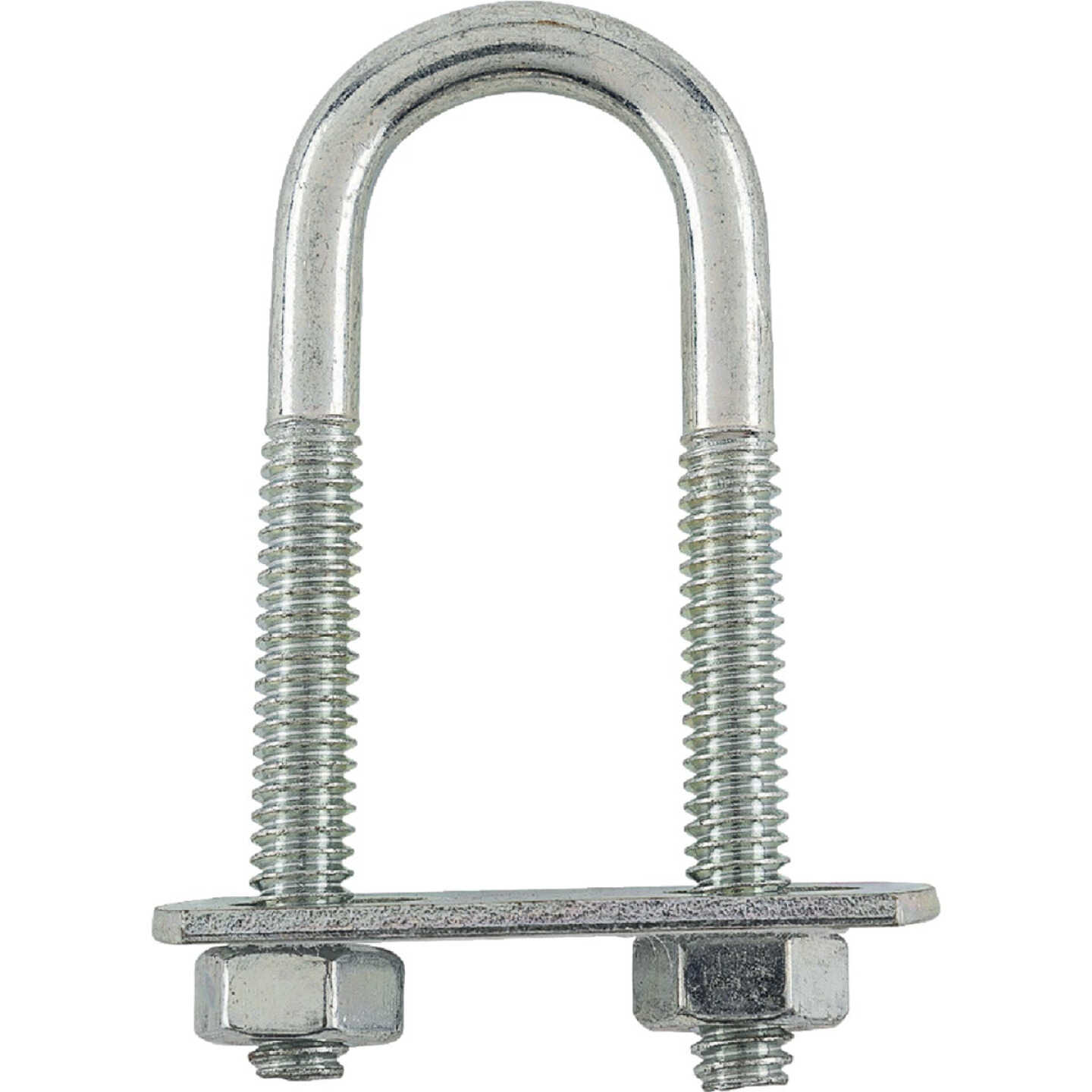 National Hardware 1/4 In. x 3/4 In. x 2-1/2 In. Zinc Round U Bolt Image 2
