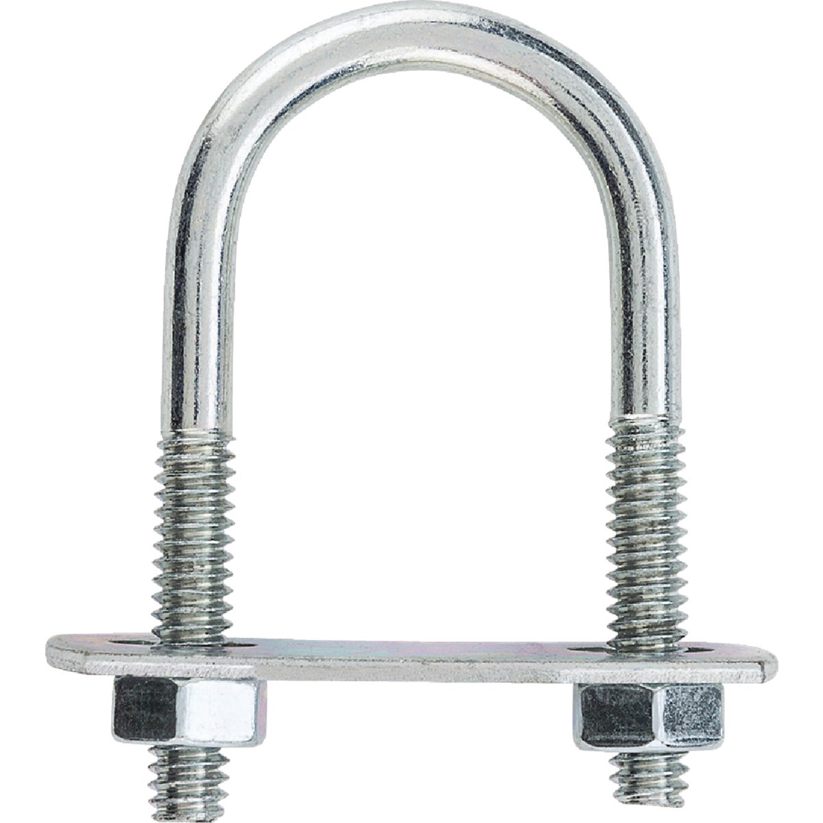 National Hardware 1/4 In. x 1-1/8 In. x 2-1/4 In. Zinc Round U Bolt Image 2