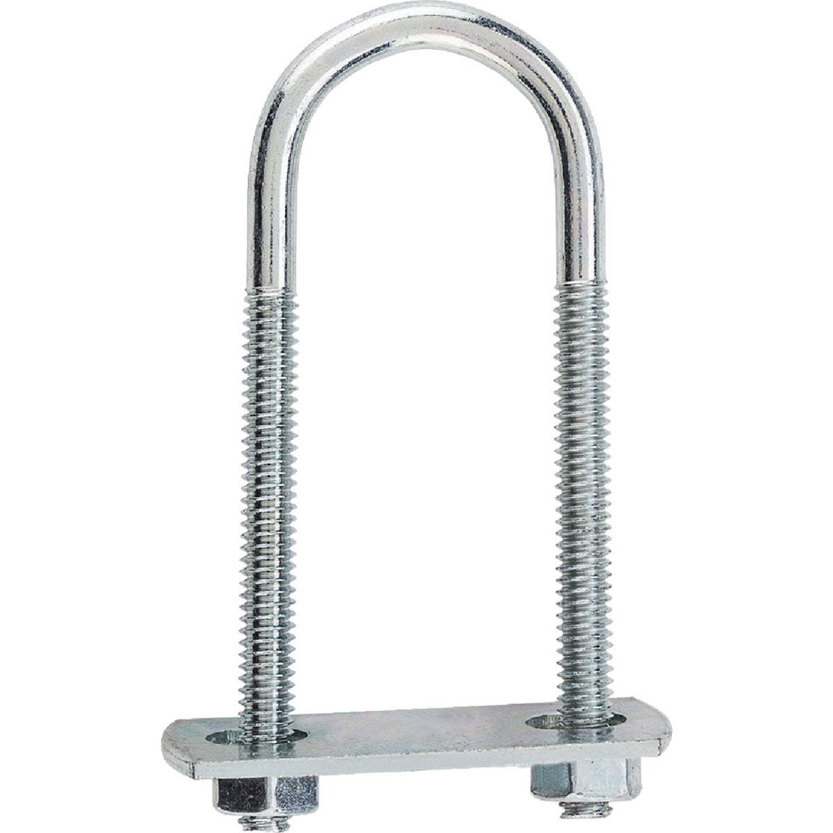 National Hardware 1/4 In. x 1-1/8 In. x 3-1/2 In. Zinc Round U Bolt Image 2