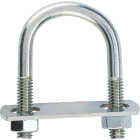 National Hardware 1/4 In. x 1-3/8 In. x 4 In. Zinc Round U Bolt Image 2