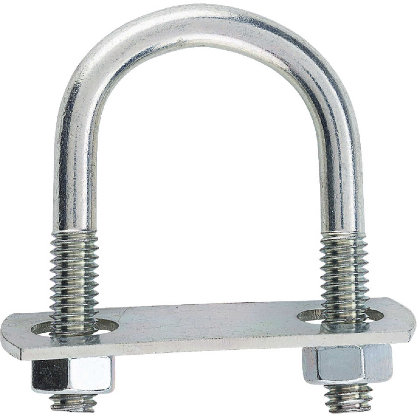 National Hardware 1/4 In. x 1-3/8 In. x 4 In. Zinc Round U Bolt Image 2