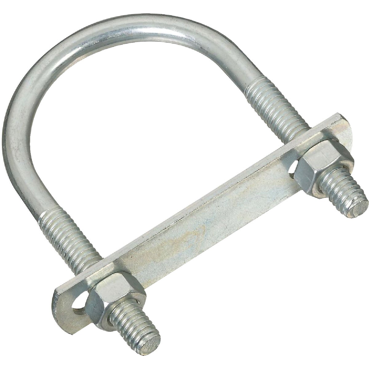 National Hardware 5/16 In. x 2 In. x 3-1/4 In. Zinc Round U Bolt Image 1