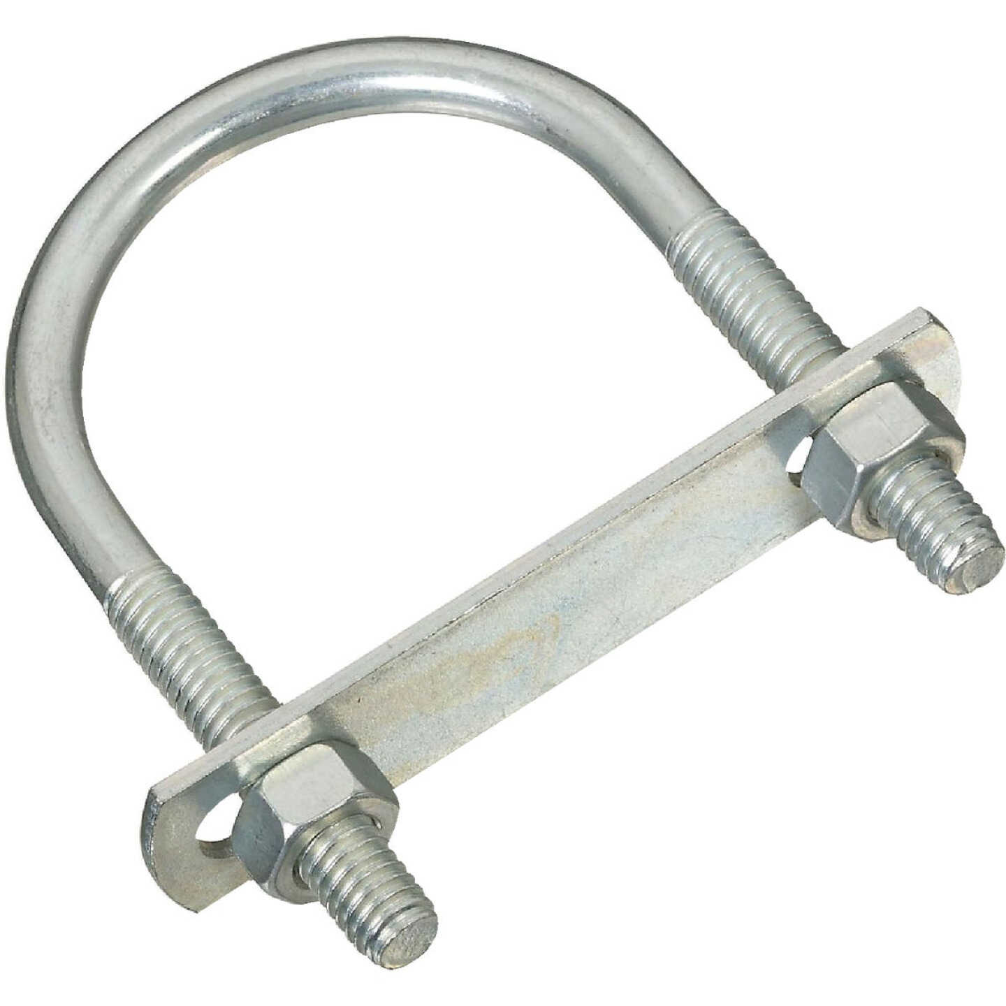 National Hardware 5/16 In. x 2 In. x 3-1/4 In. Zinc Round U Bolt Image 1