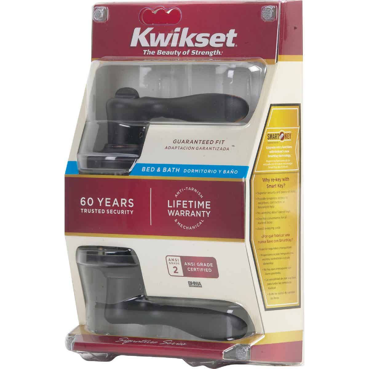 Kwikset Signature Series Venetian Bronze Tustin Privacy Door Lever  Image 3