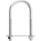 National Hardware 5/16 In. x 2 In. x 4-1/2 In. Zinc Round U Bolt Image 2