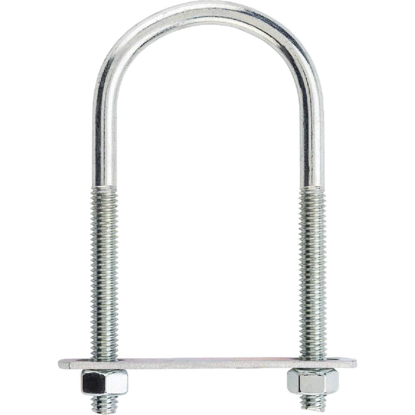 National Hardware 5/16 In. x 2 In. x 4-1/2 In. Zinc Round U Bolt Image 2
