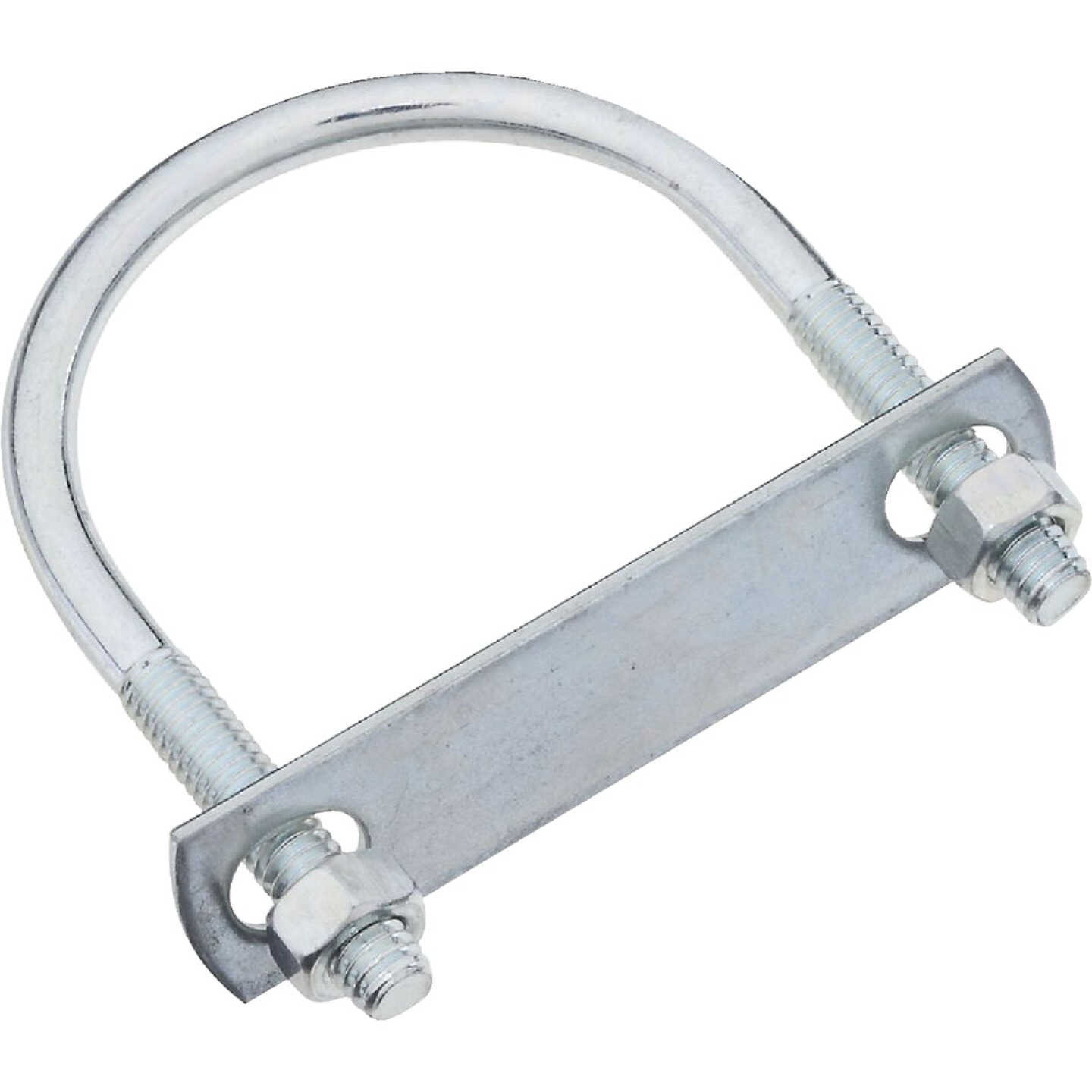 National Hardware 5/16 In. x 2-1/2 In. x 3-1/2 In. Zinc Round U Bolt Image 1