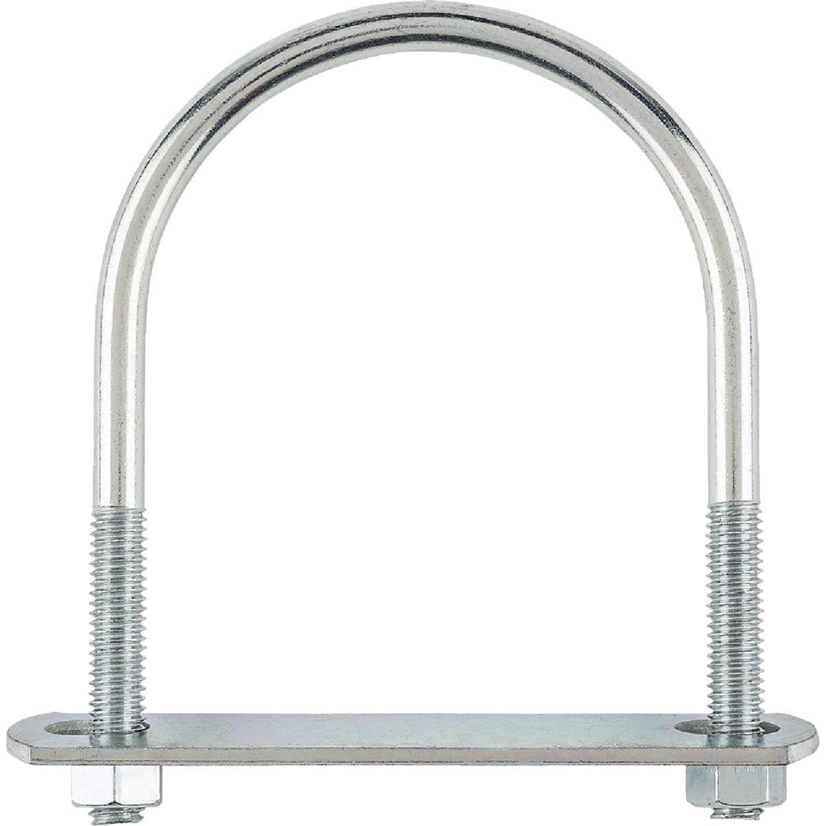 National Hardware 3/8 In. x 3-1/2 In. x 5-1/4 In. Zinc Round U Bolt Image 2