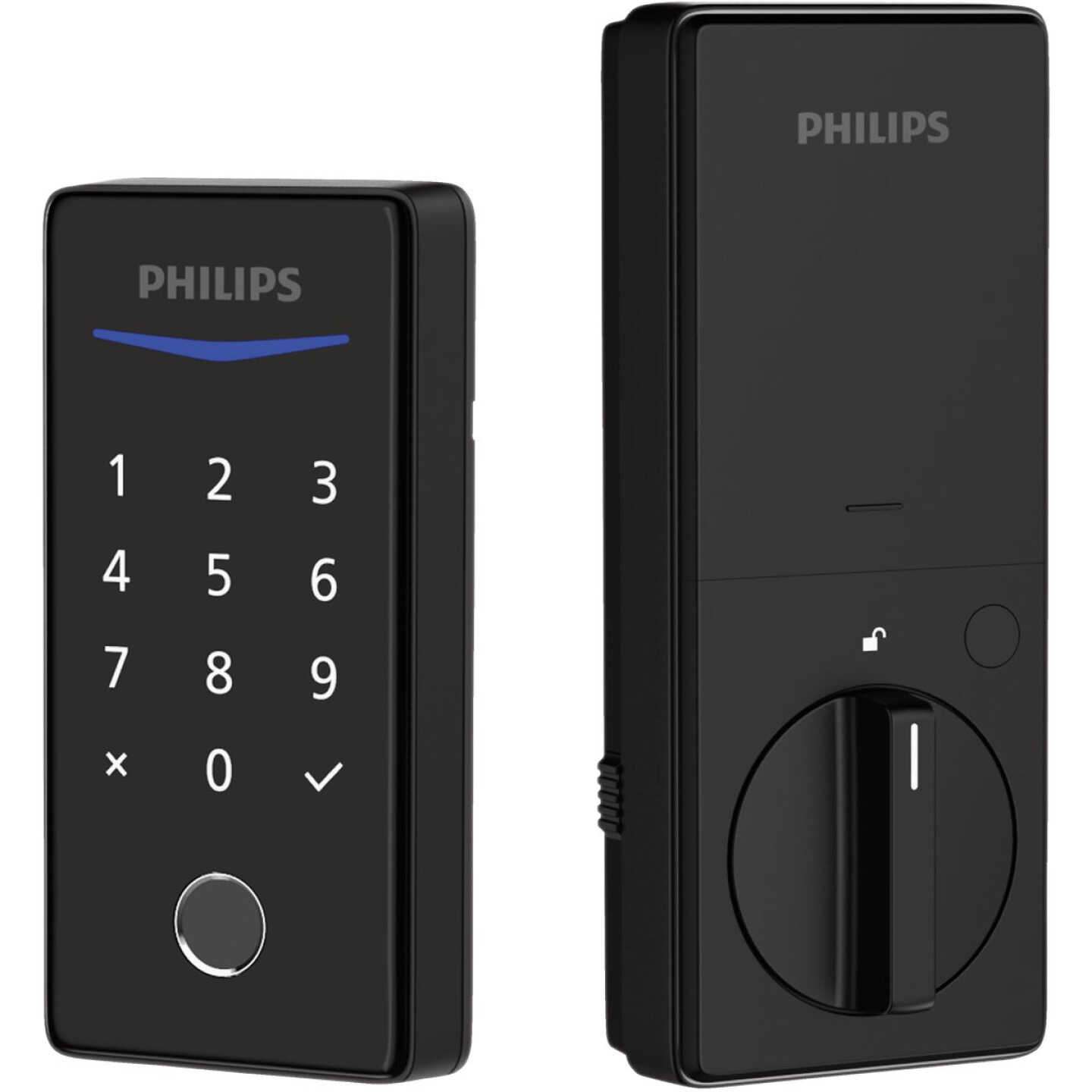 Philips Keyless Smart Lock Electronic Deadbolt, Matte Black Image 3