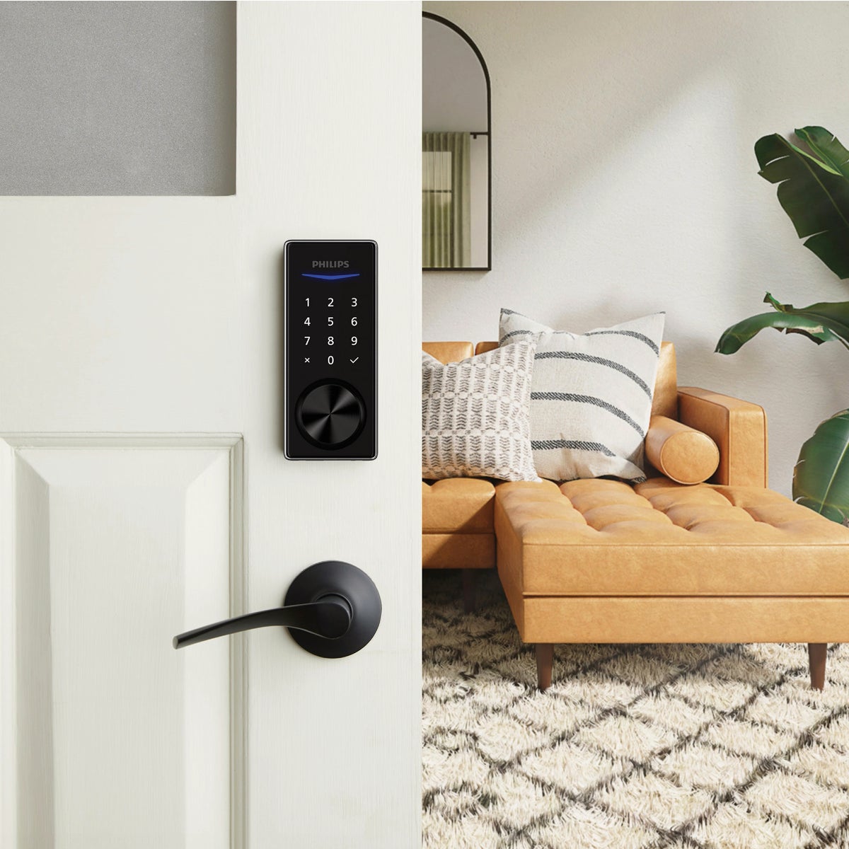 Philips Bluetooth Touchscreen Electronic Deadbolt, Satin Nickel Image 2