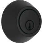 Steel Pro Matte Black Single Cylinder Deadbolt Image 1
