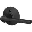 Schlage Latitude Lever Matte Black Non-Turning Lock Image 2