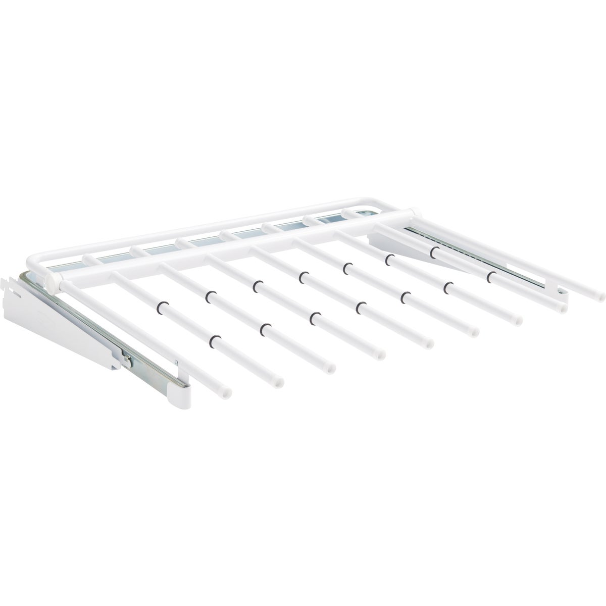 Rubbermaid Configurations White Sliding Pants Rack Image 4