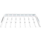 Rubbermaid Configurations White Sliding Pants Rack Image 1
