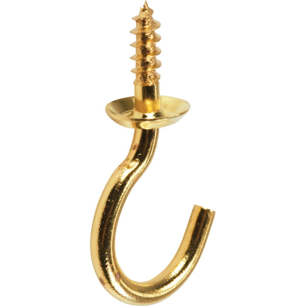 National Hardware 3/4 In. Solid Brass Series Cup Hook (5 Count)