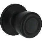 Steel Pro Matte Black Tulip Passage Door Knob Image 1