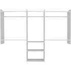 Easy Track 4 Ft. to 8 Ft. Deluxe Starter Closet System Image 1