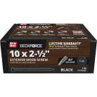 Grip-Rite DeckForce PrimeGuard Nano #10 x 2-1/2 In. Star Drive Black Screw (1 Lb.) Image 1