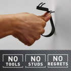 3M Claw 15 Lb. Black Drywall Hook Image 6