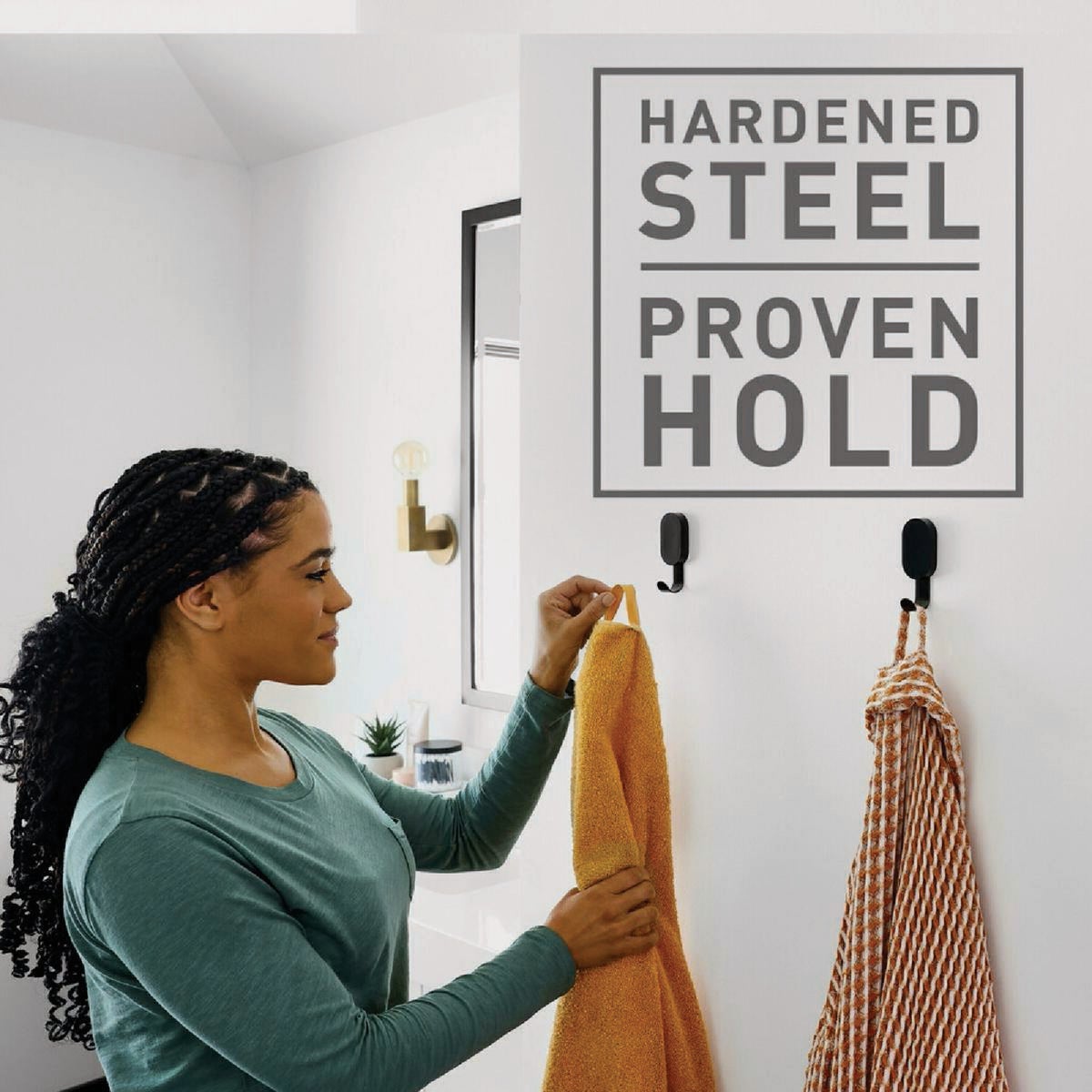 3M Claw 15 Lb. Black Drywall Hook Image 5