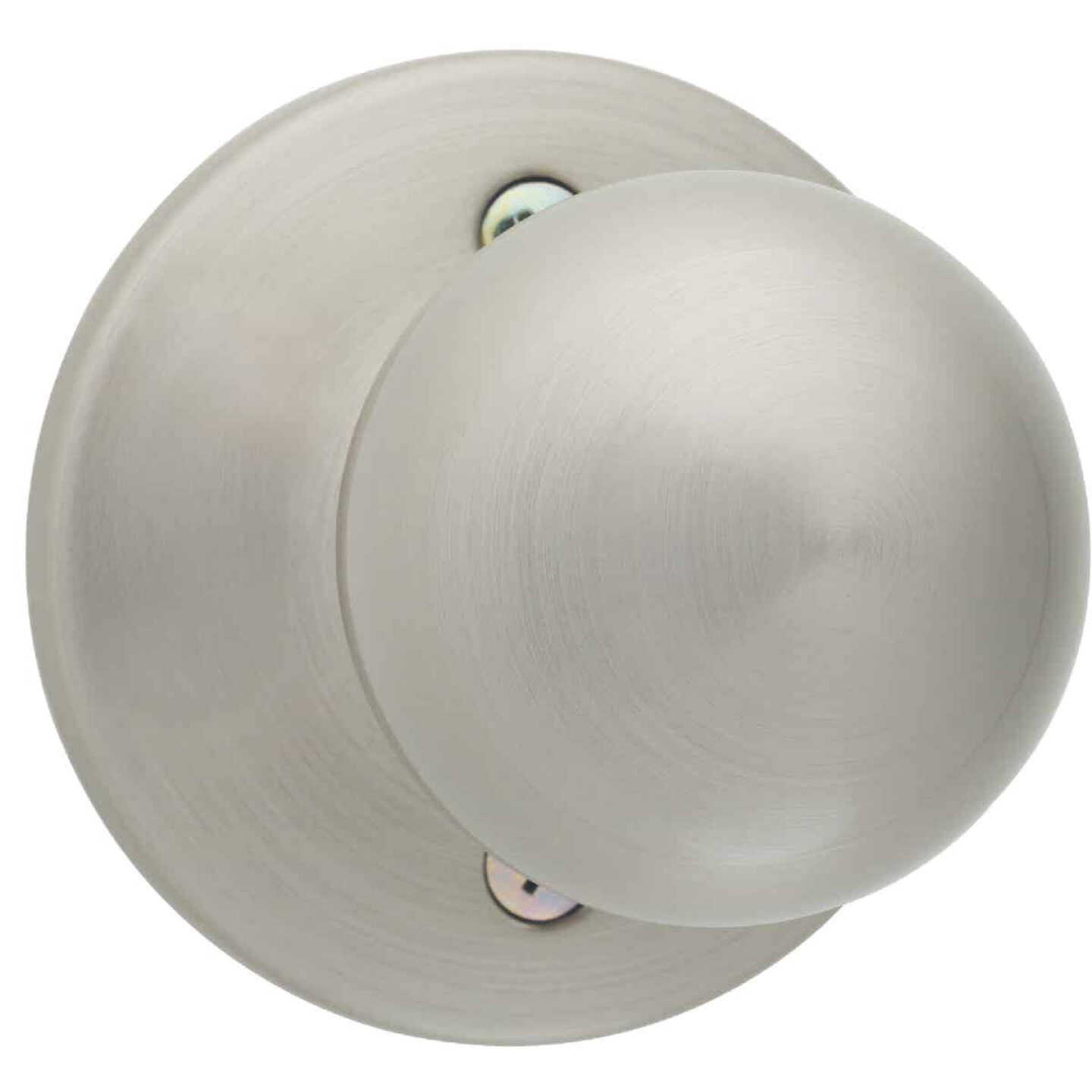 Kwikset Satin Nickel Polo Dummy Door Knob Image 1