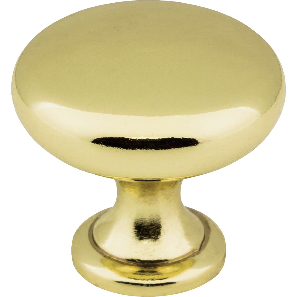 Elements Madison 1-3/16 In. Diameter Polished Brass Mushroom Knob