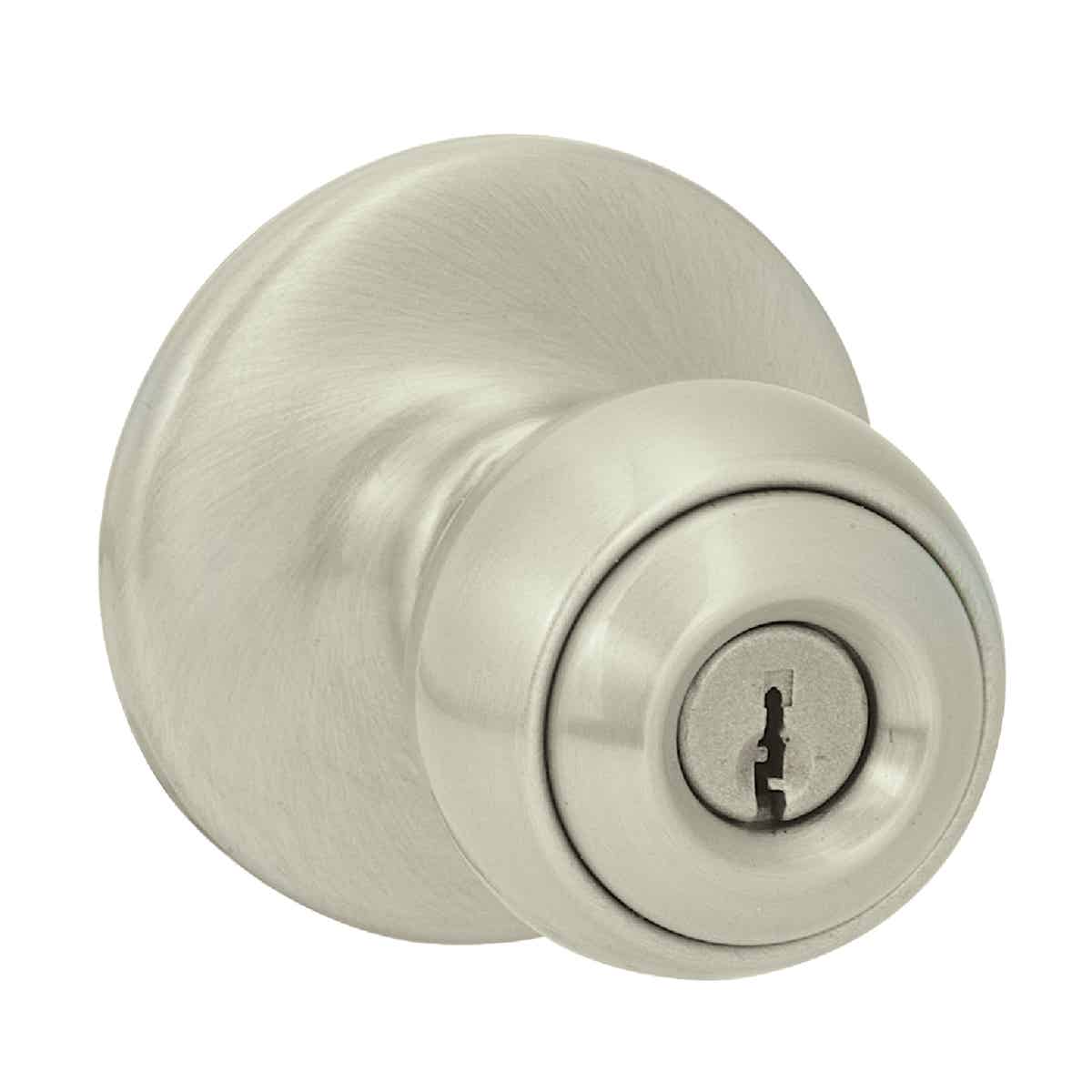 Kwikset Polo Satin Nickel Entry Door Knob 
