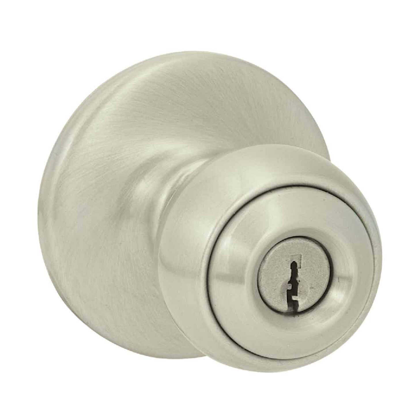 Kwikset Polo Satin Nickel Entry Door Knob Image 1