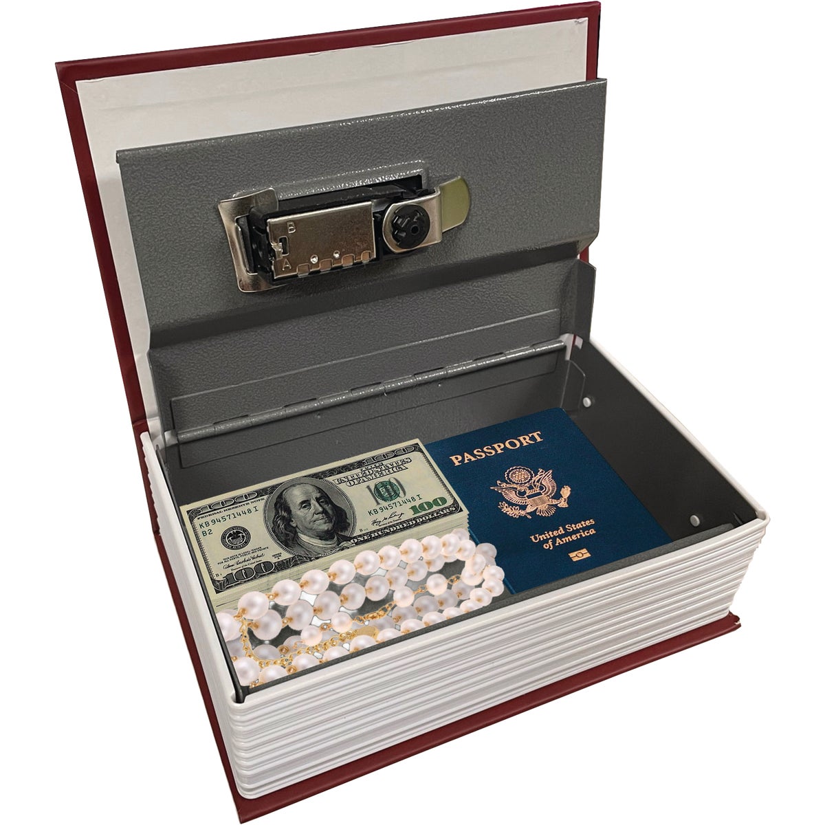 Lucky Line Diversion Book Safe with Combo Lock Image 3