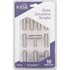 KasaWare 7/16 In. Diameter Satin Nickel Cabinet Knob (10-Pack) Image 2