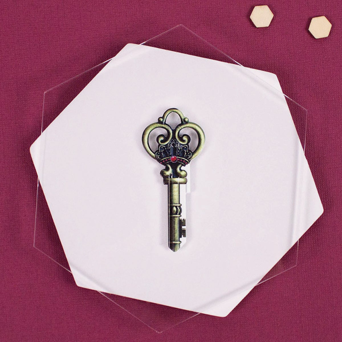 Lucky Line Skeleton Key Shapes Decorative House Key - KW1 Image 2