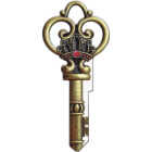 Lucky Line Skeleton Key Shapes Decorative House Key - KW1 Image 1