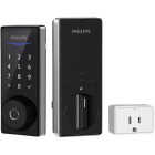 Philips Bluetooth & Fingerprint Touchscreen Electronic Deadbolt, Satin Nickel Image 3