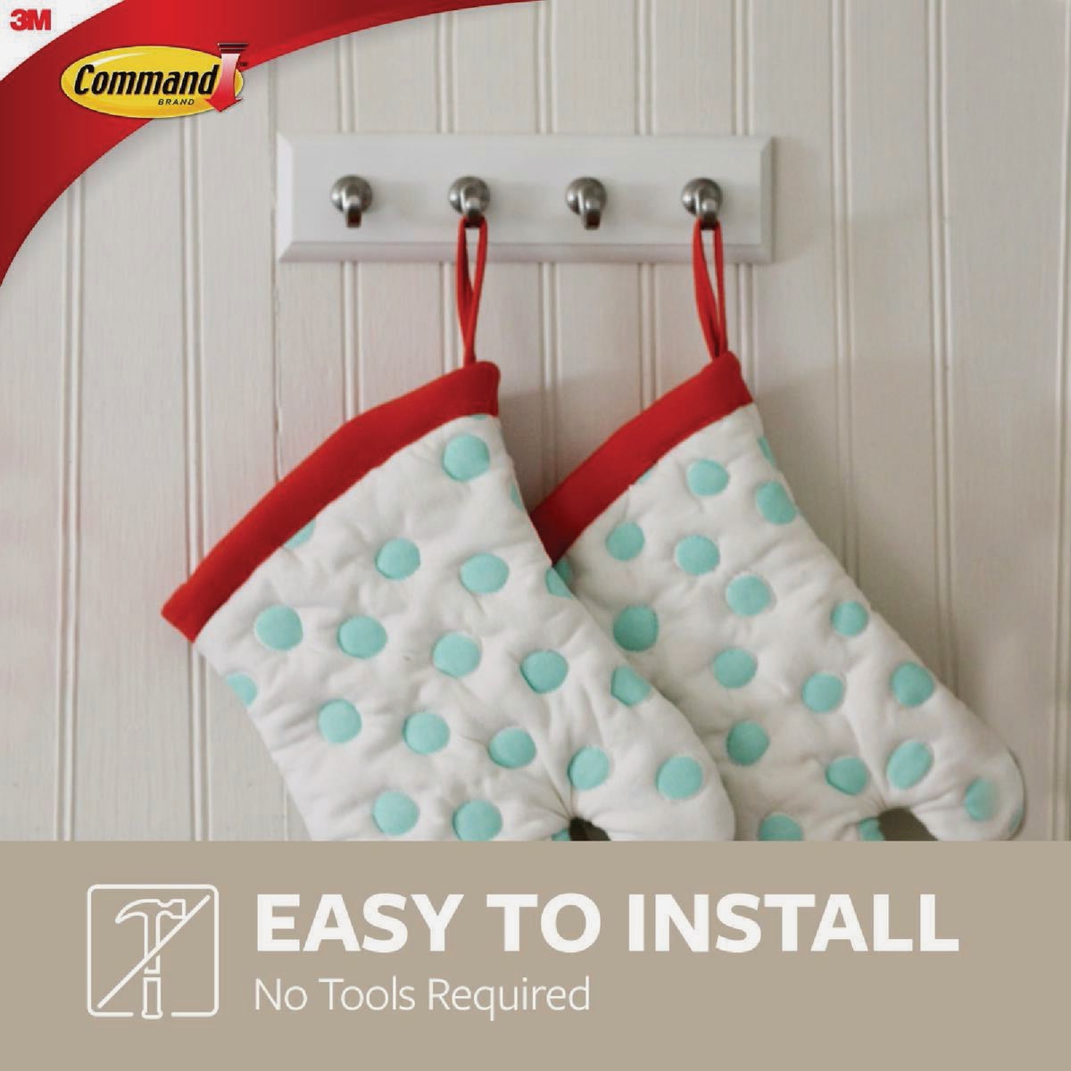 Command Quartz Adhesive Key Rail, 6 Strips Image 2