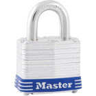 Master Lock 1-1/8 In. W. Steel Pin Tumbler Keyed Different Padlock Image 1