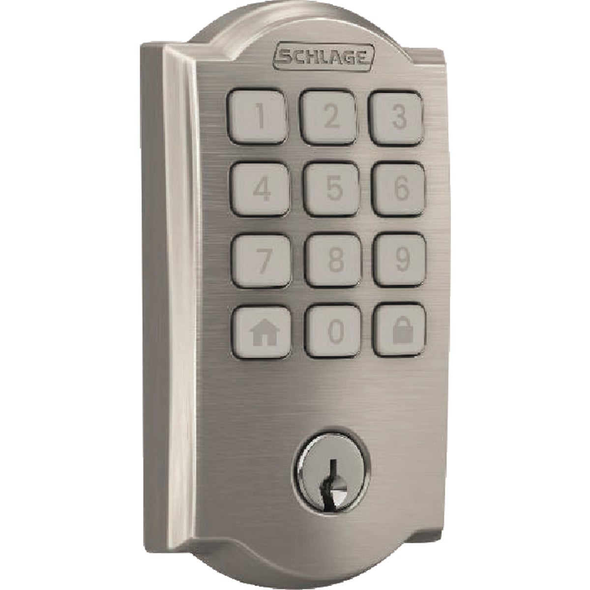 Schlage Arrive Camelot Satin Nickel Smart WiFi Deadbolt Image 4