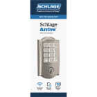 Schlage Arrive Camelot Satin Nickel Smart WiFi Deadbolt Image 2