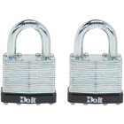Do it 1-1/2 In. W. Laminated Steel Padlock (2-Pack) Image 1