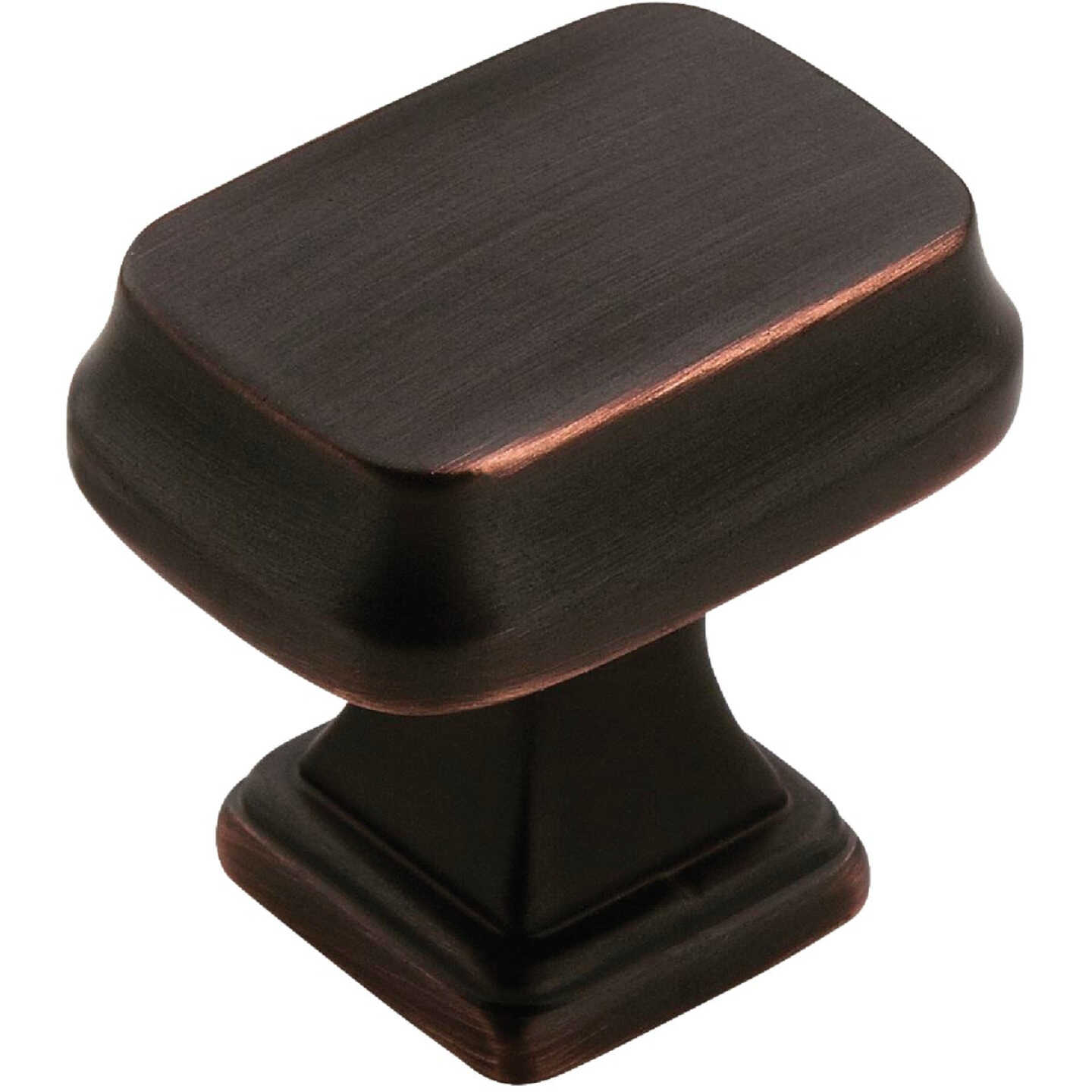 Amerock Revitalize Rectangle Oil-Rubbed Bronze Cabinet Knob Image 1