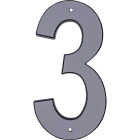 Hy-Ko 4 In. Reflective Plastic Number 3 Image 1