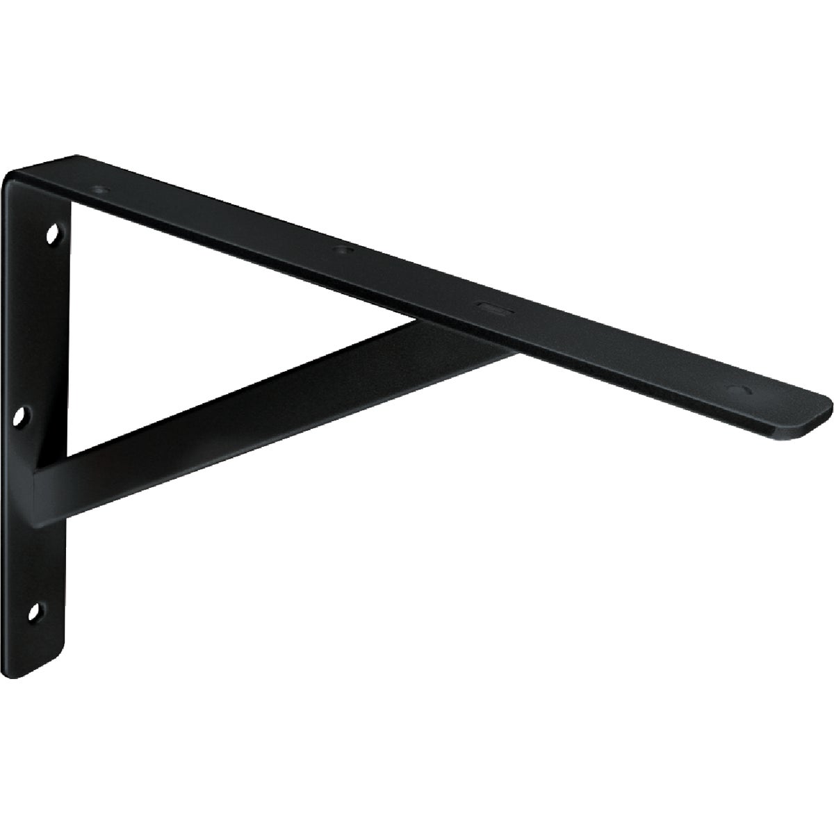 Knape & Vogt 208 Series 12 In. Black Super Duty L-Bracket Image 1