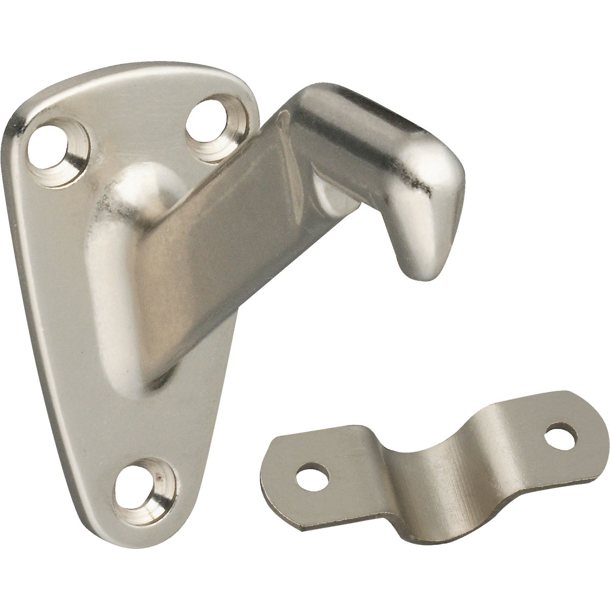National Hardware Gallery Series Satin Nickel Handrail Bracket