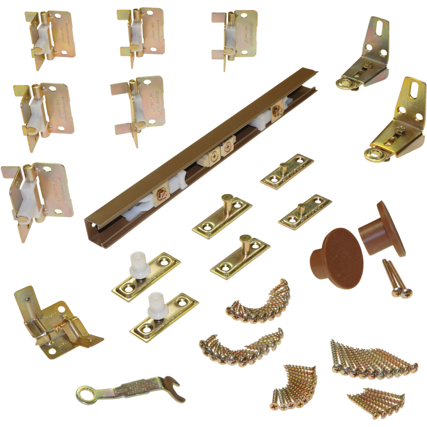 Johnson Hardware 72 In. 4-Door Folding Door Hardware Image 1